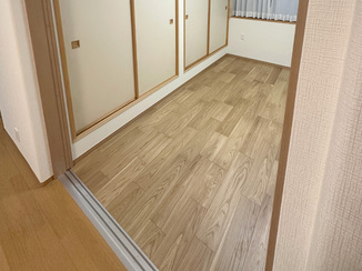 内装リフォーム 将来を見据えて段差を解消した安心のお部屋