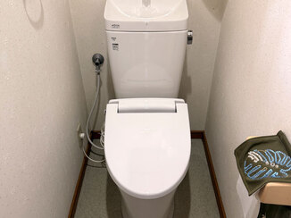 トイレリフォーム キレイに生まれ変わった、清潔感あふれる快適トイレ